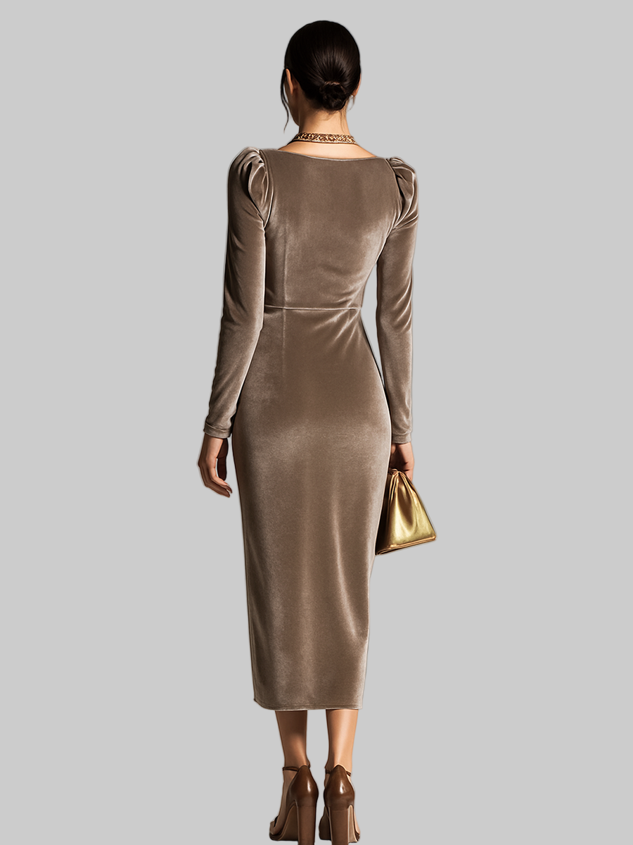 Sylvana – Elegantes Midikleid für Damen – Ansicht 2