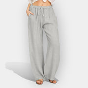 Luftige Leinenhose für Damen im Sommer – Ansicht 5