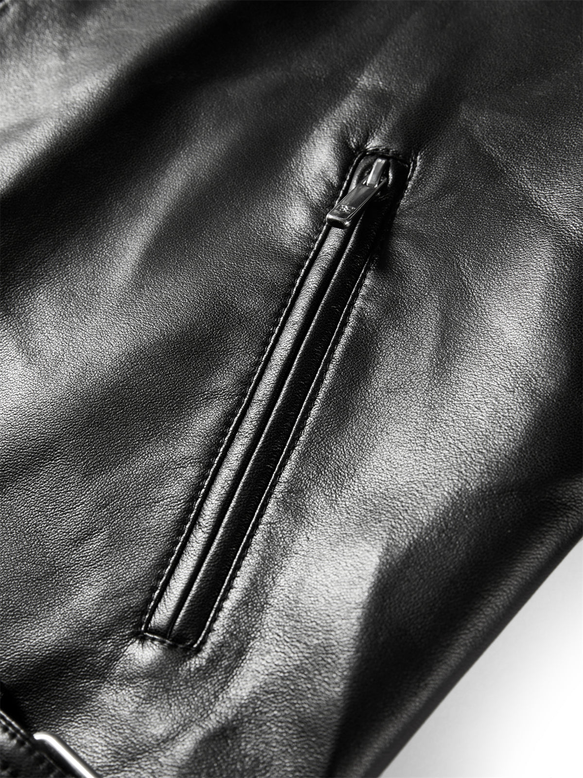 Iris – Kurze schwarze Motorradjacke für Damen aus PU – Ansicht 6