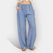 Luftige Leinenhose für Damen im Sommer