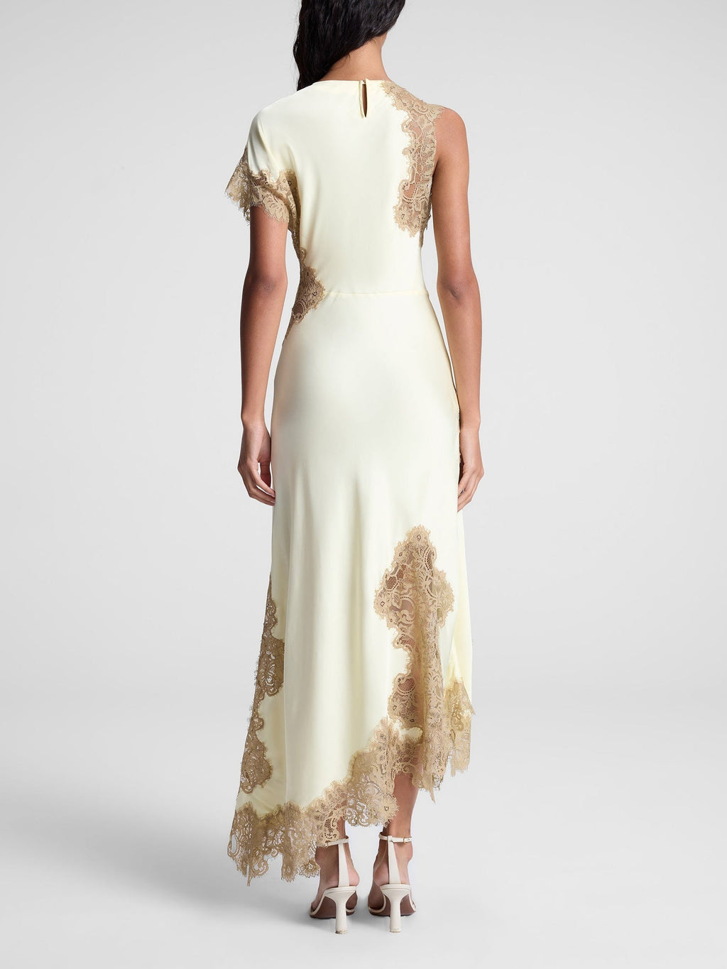 Entschuldigung | Maxikleid aus Satin und Spitze