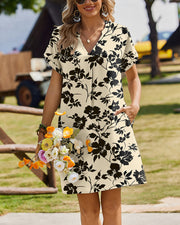 Damen-Strandkleid mit V-Ausschnitt – Ansicht 2