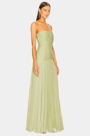 Deia – Maxikleid für Damen aus Mesh mit Glockenärmeln – Ansicht 3