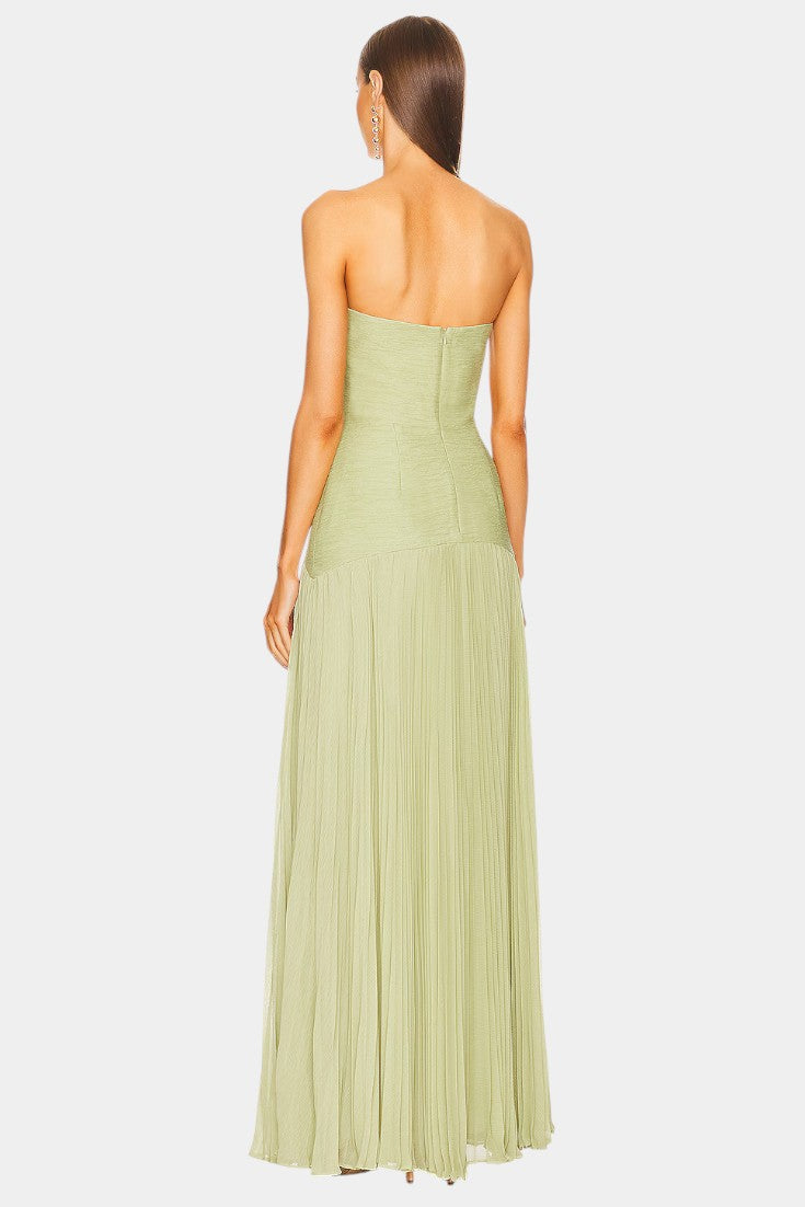 Deia – Maxikleid für Damen aus Mesh mit Glockenärmeln – Ansicht 2