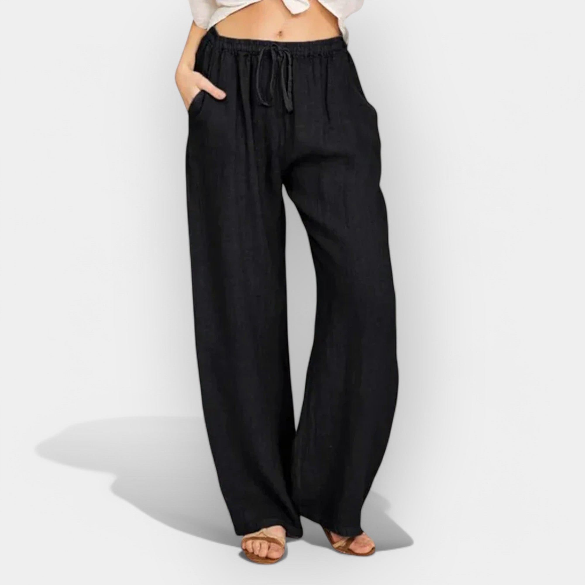 Sommerliche Leinenhose, luftig