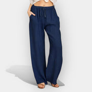 Luftige Leinenhose für Damen im Sommer – Ansicht 6