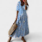 Anna – Boho-Maxi-Sommerkleid für Damen – Ansicht 4