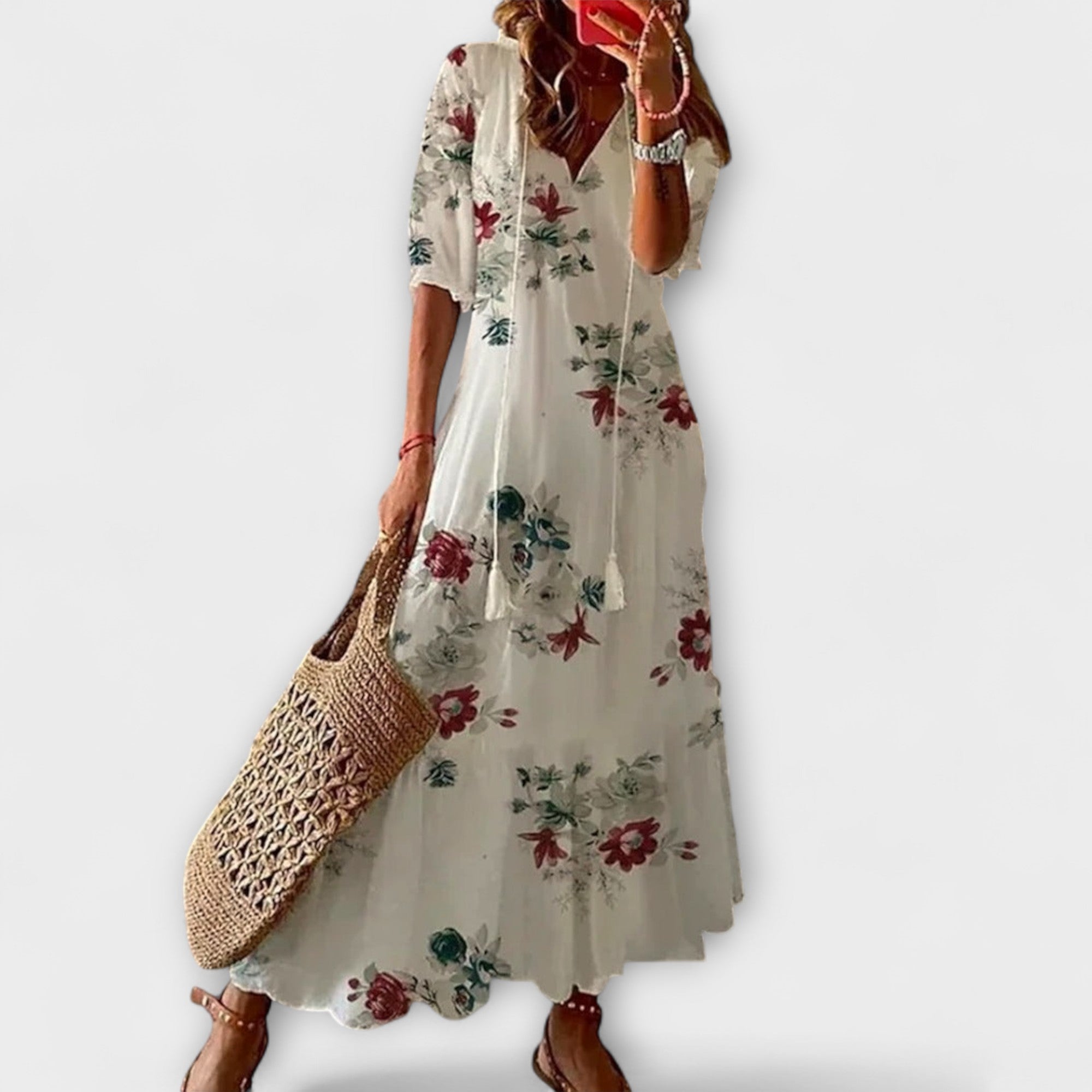 Anna – Sommerkleid im Boho-Stil mit fließender Silhouette