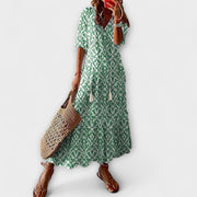 Anna – Boho-Maxi-Sommerkleid für Damen – Ansicht 2