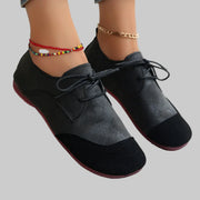 Aria – Wildleder-Ballerinas für Damen mit Schnürung – Ansicht 2