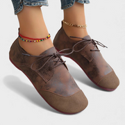 Aria – Wildleder-Ballerinas für Damen mit Schnürung – Ansicht 3