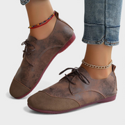 Aria – Wildleder-Ballerinas für Damen mit Schnürung – Ansicht 5