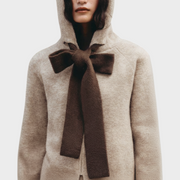 Aubryn – Damen-Hoodie mit Knoten vorne