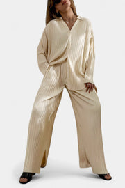 Oversize-Plissee-Lounge-Set Sephora für Damen – Ansicht 3