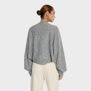 Jazzie – Oversize-Strickjacke aus Wollmischgewebe mit Fledermausärmeln – Ansicht 12