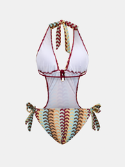 Damen-Halter-Einteiler-Badeanzug – Ansicht 3