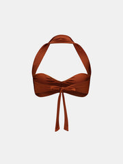 Damen-Badeanzug-Set mit Print und Neckholder – Ansicht 3
