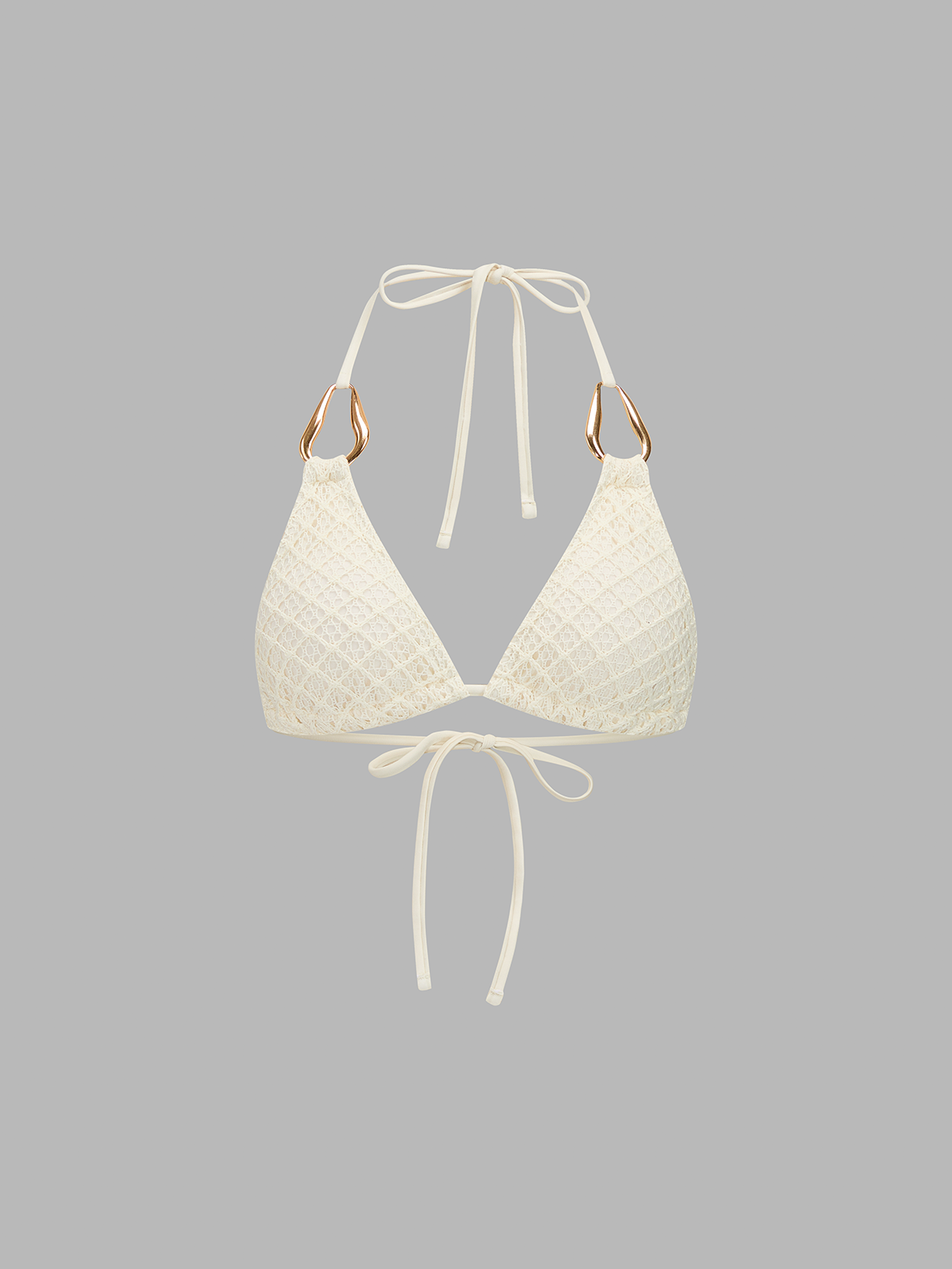 Strickbadeanzug-Set für Damen mit Cut-outs – Ansicht 2