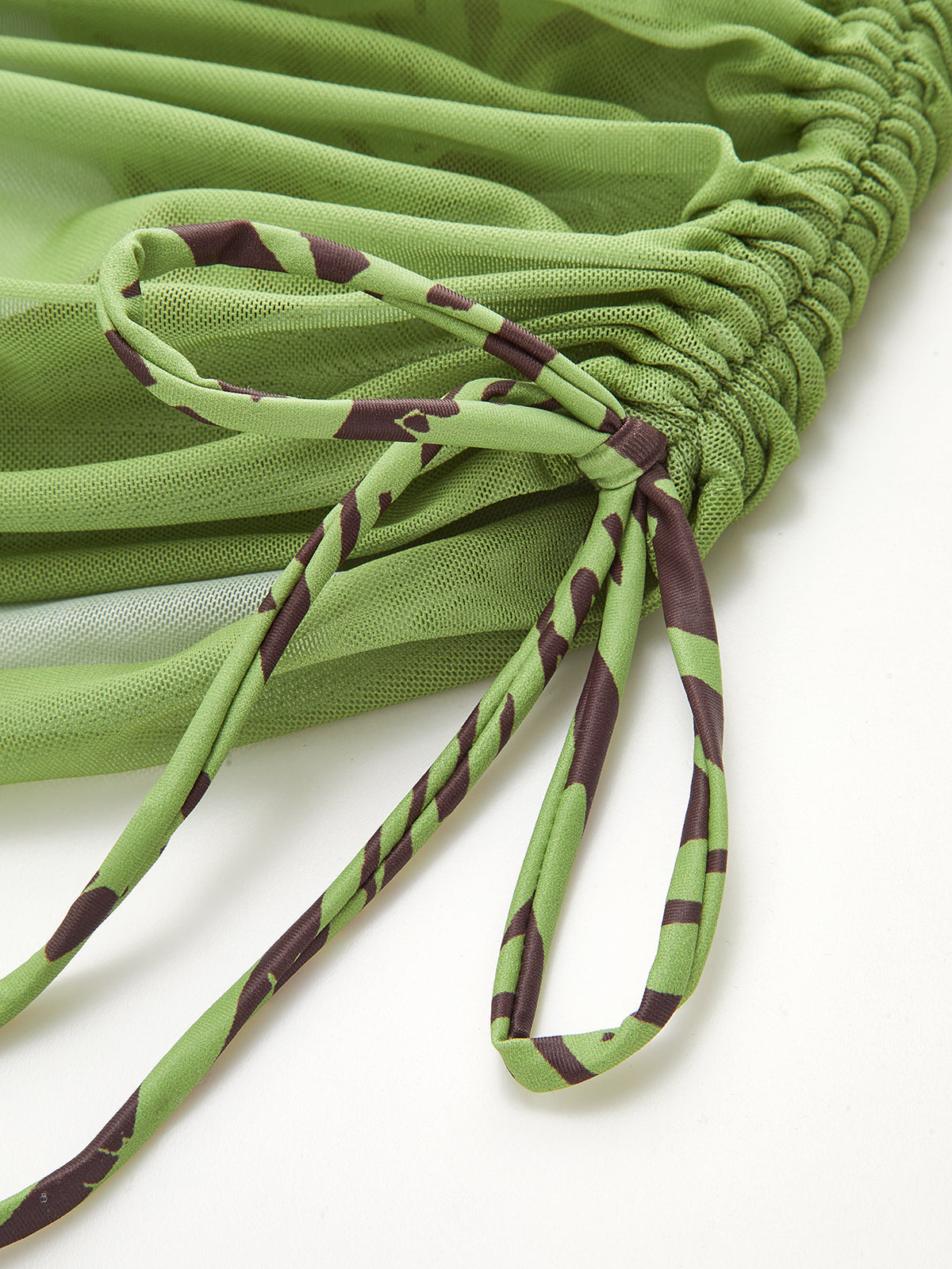 Damen-Einteiler-Badeanzug mit Blumenmuster – Ansicht 3