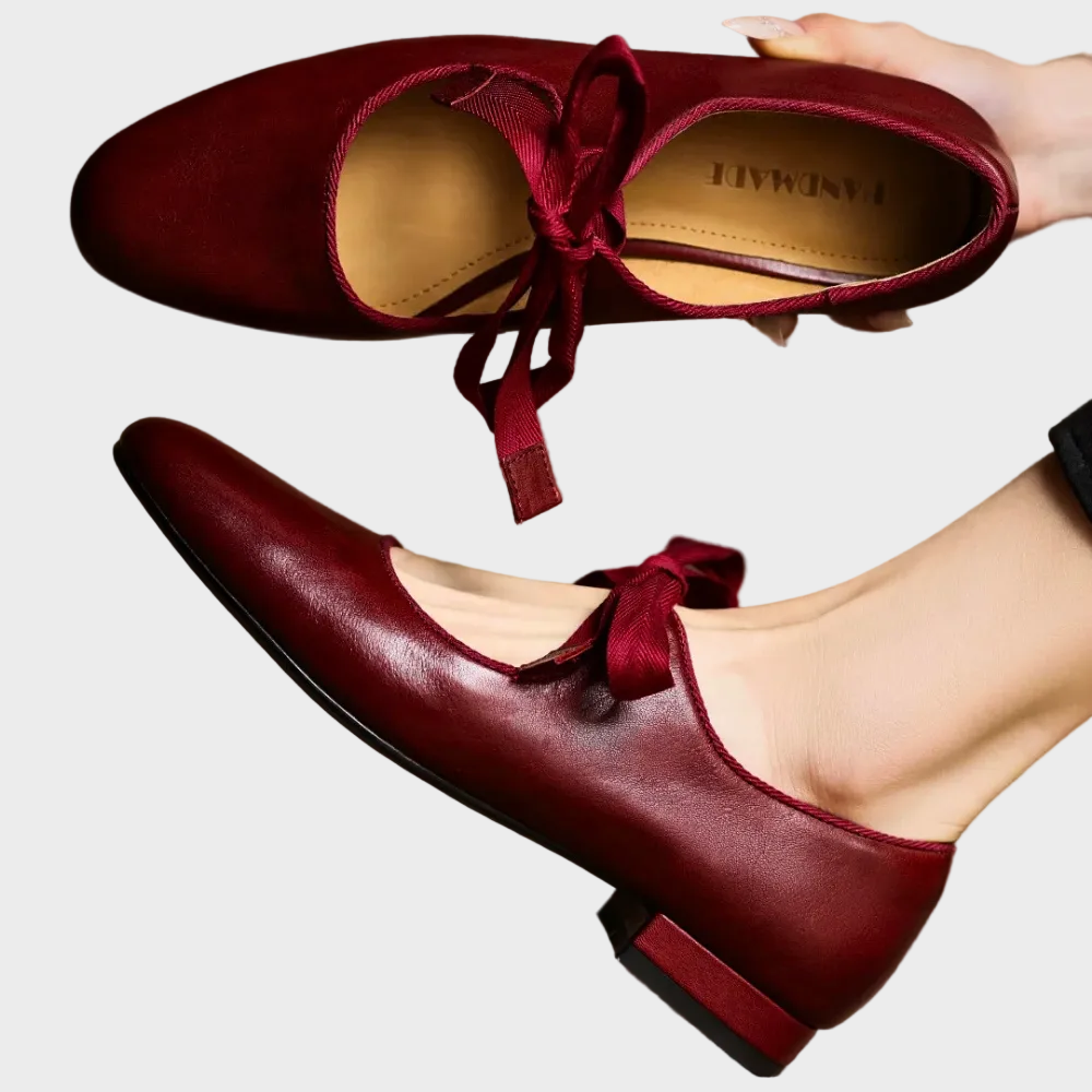 Damen-Ballerinas Bellaria mit Schleife