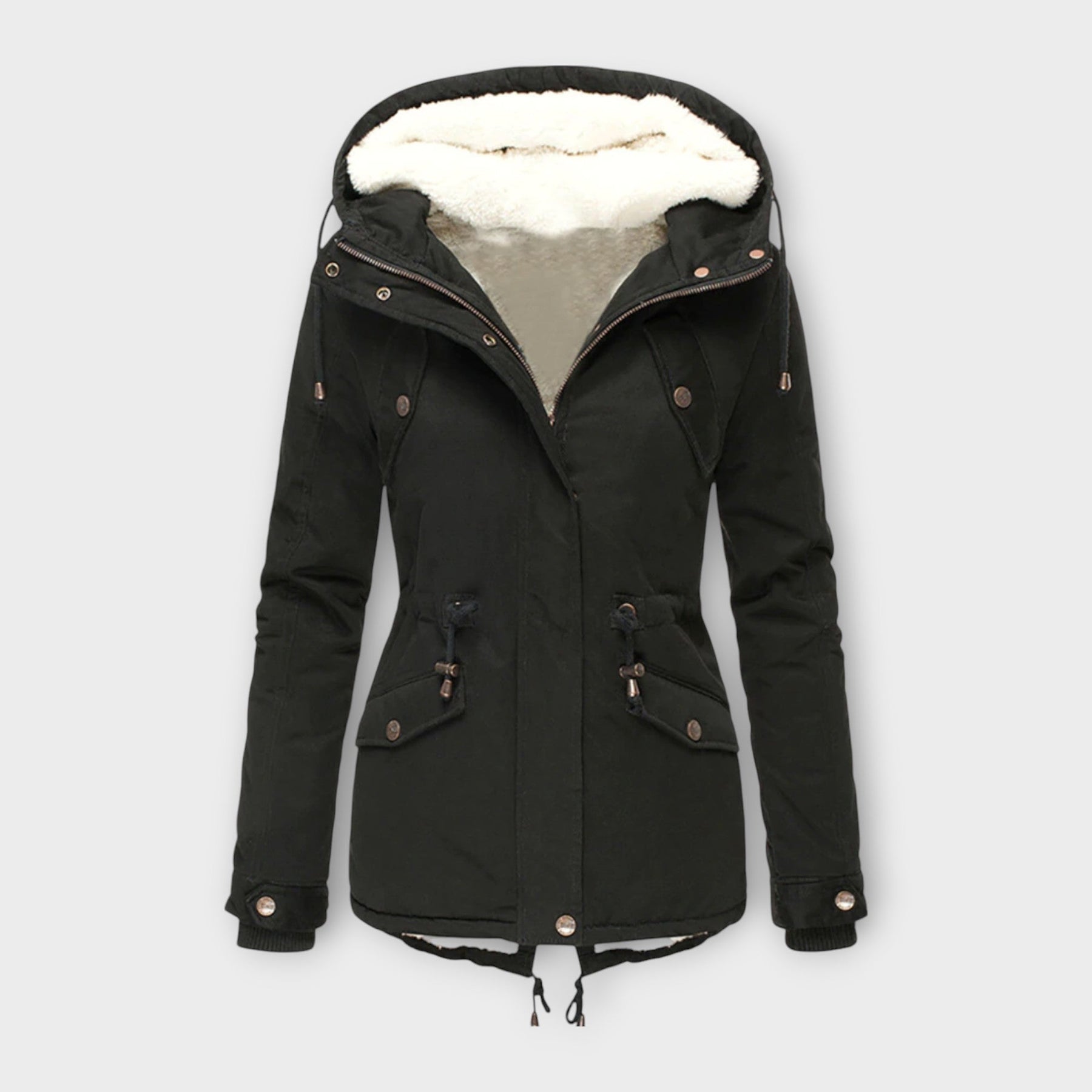 Wasserdichte wattierte Damen-Winterjacke Mori