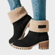 Wadenhohe Damen-Wollstiefel Era
