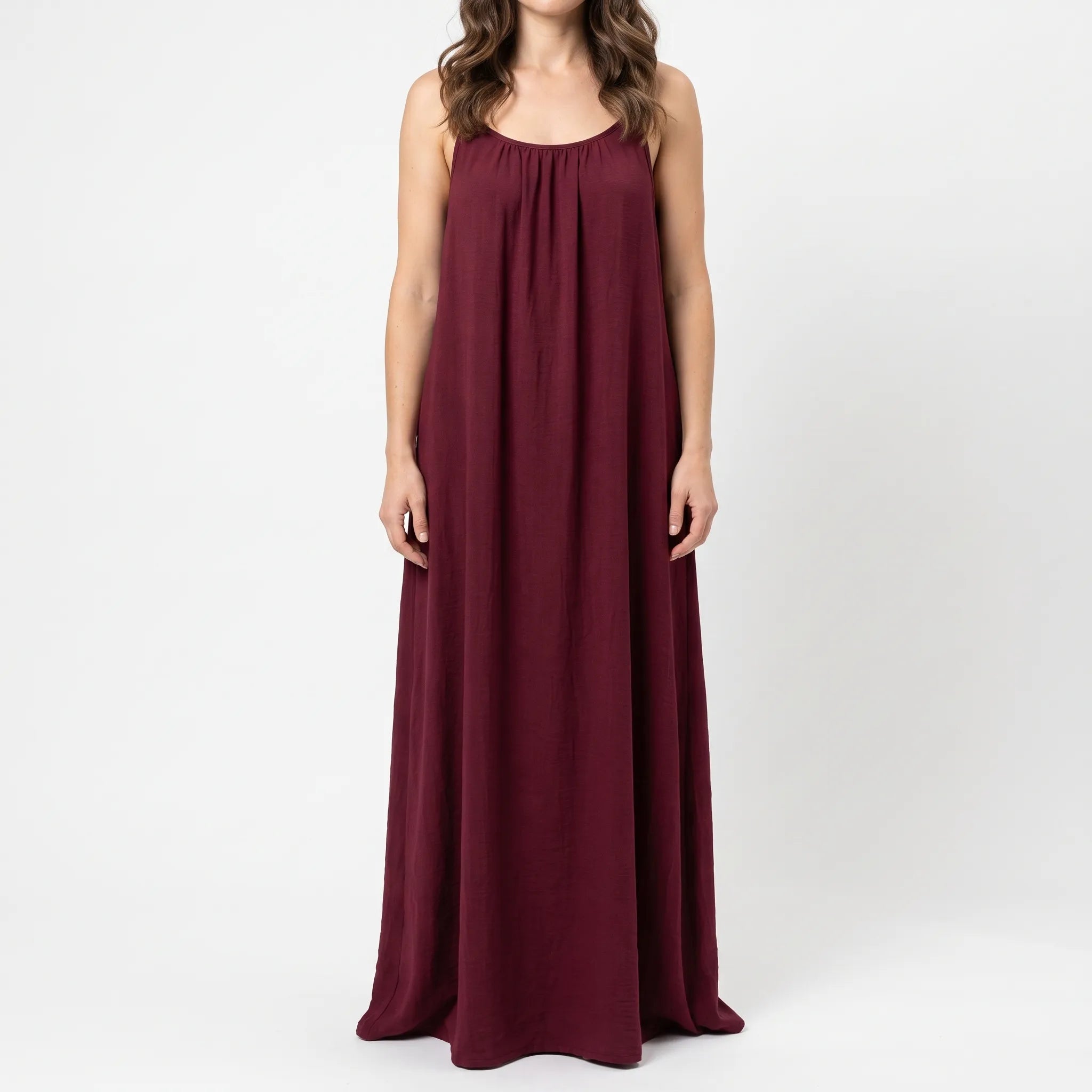 Breezea - Bodenlanges Sommerkleid Mit Tiefem Rückenausschnitt