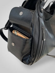 Savannah – Lederschultertasche für Damen – Ansicht 5