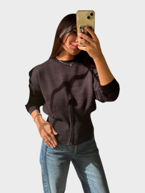Antonia | Stricktop mit langen Ärmeln