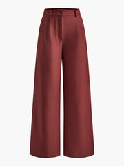 Iris – Weite einfarbige Hose für Damen – Ansicht 12