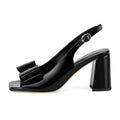 Γυναικεία πέδιλα Tahlia slingback με φιόγκο και ανοιχτή μύτη