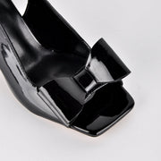 Tahlia – Slingback-Sandalen für Damen mit Blockabsatz und Schleife – Ansicht 3