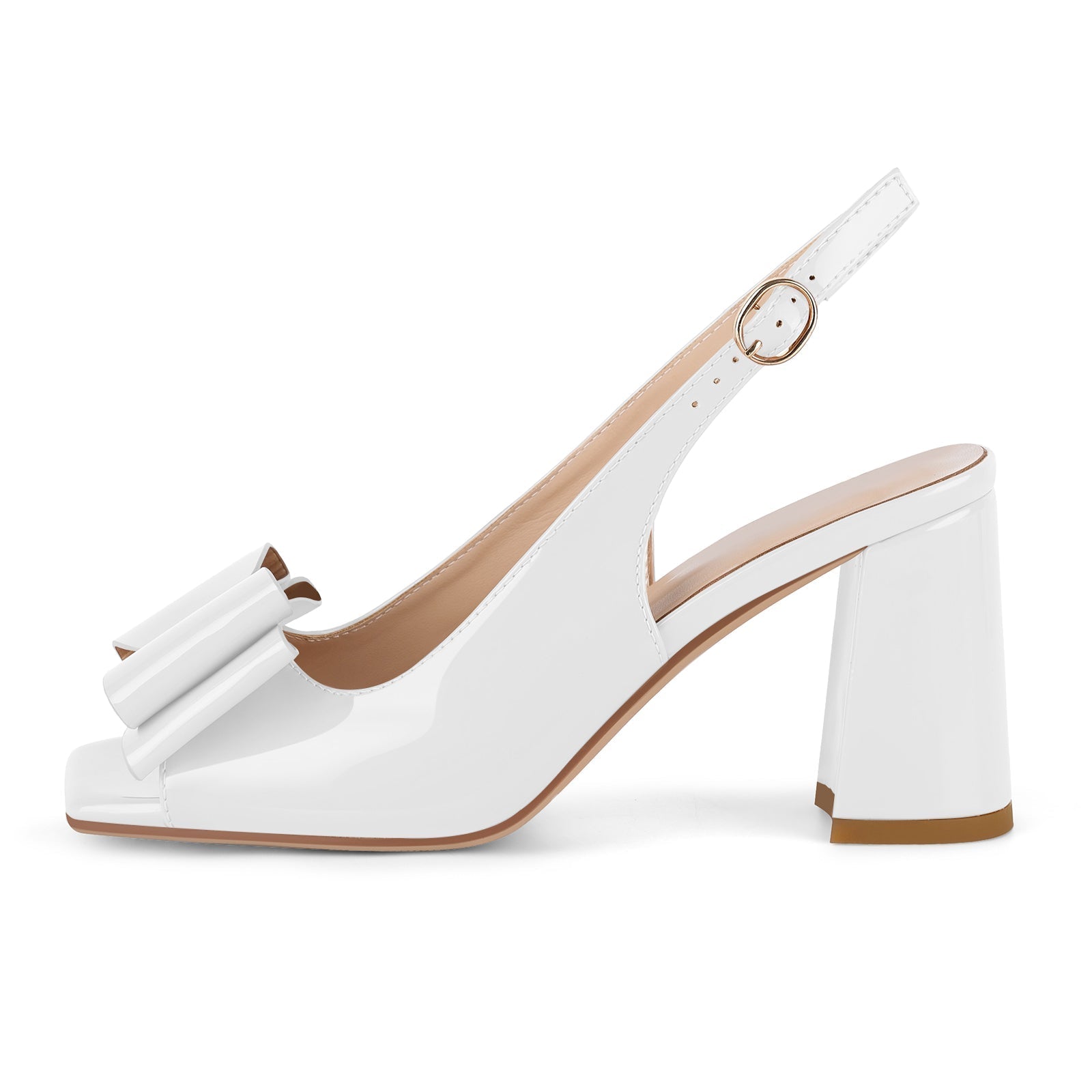 Tahlia – Slingback-Sandalen für Damen mit Blockabsatz und Schleife – Ansicht 8