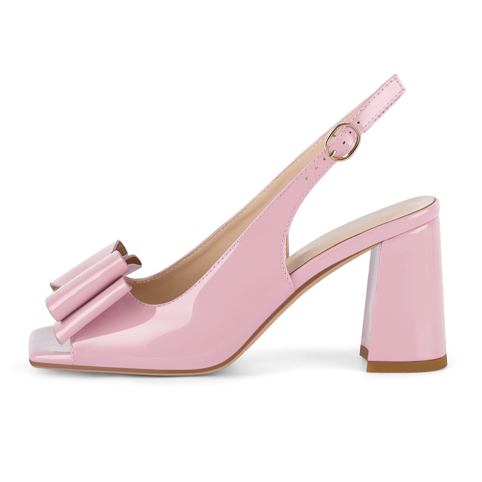 Tahlia – Slingback-Sandalen für Damen mit Blockabsatz und Schleife – Ansicht 10
