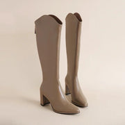 Precious – Kniehohe Lederstiefel für Damen – Ansicht 5