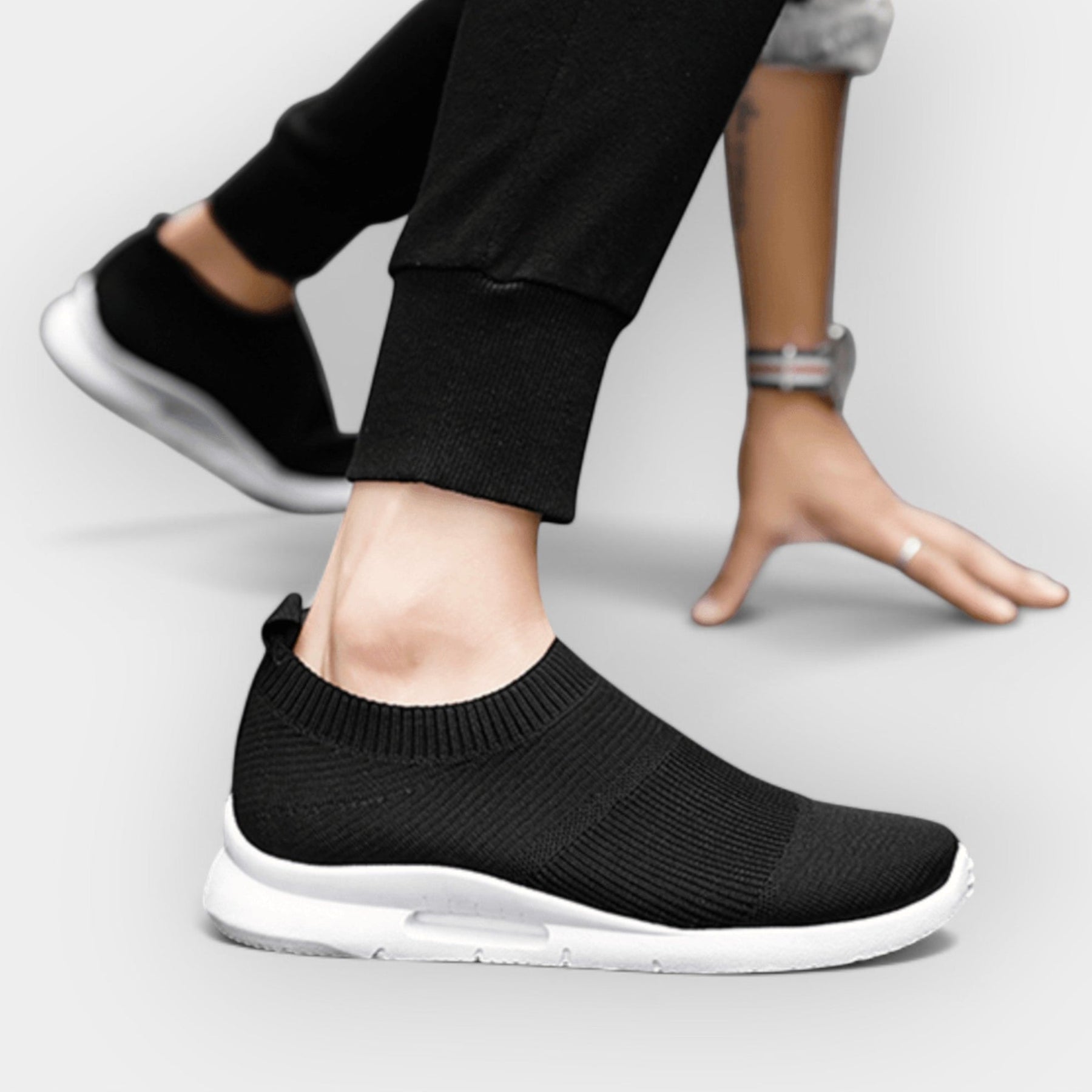 Sneaker für Damen mit stoßdämpfender Sohle – Ansicht 2