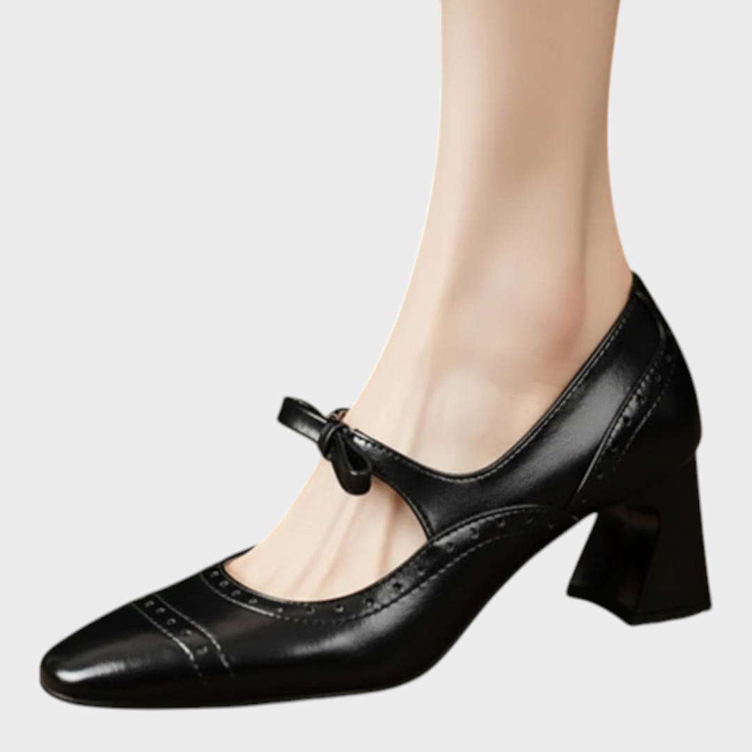 Carmella | Mary Jane Schuhe mit Blockabsatz