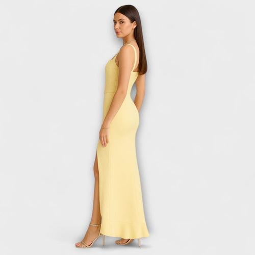 Bella – Satinkleid mit Korsett