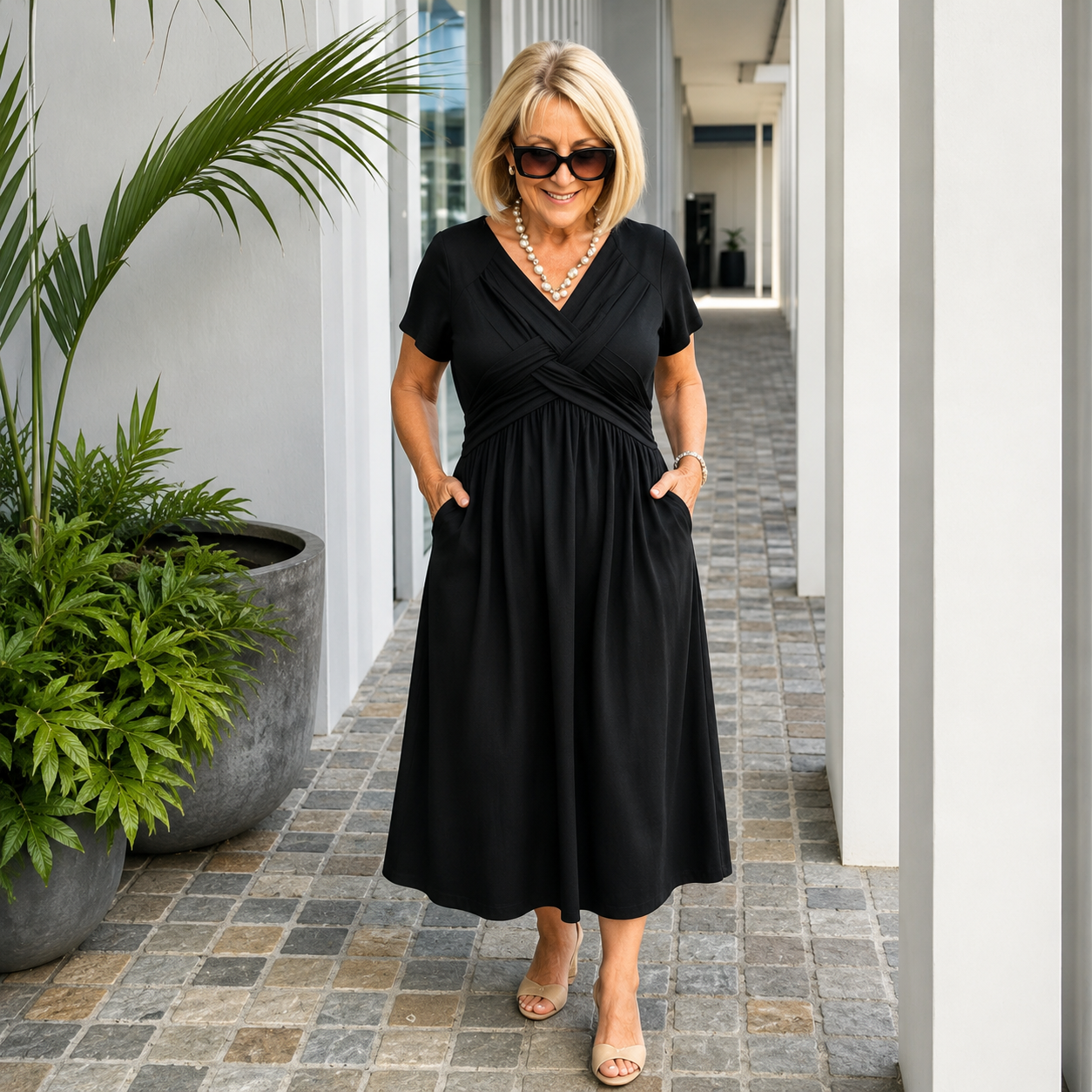 Judith - Legeres Kleid Mit Faltendetails