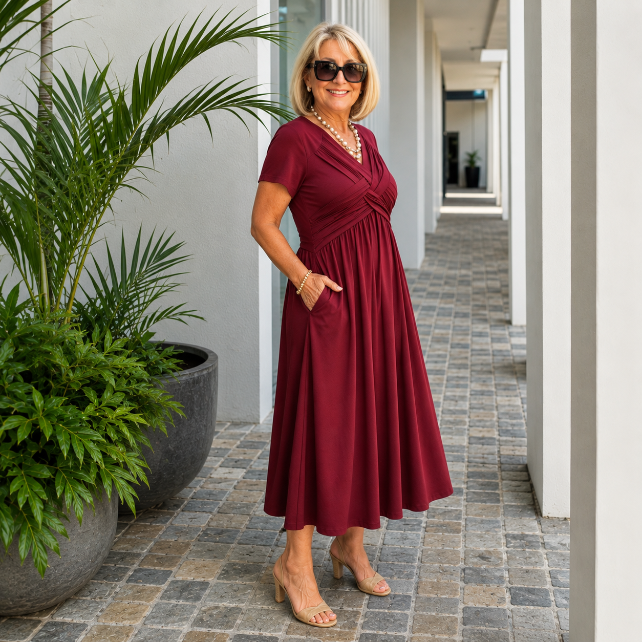 Judith - Legeres Kleid Mit Faltendetails
