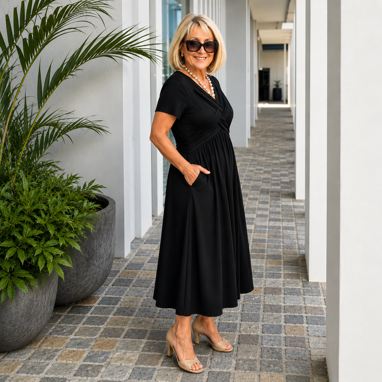 Judith - Legeres Kleid Mit Faltendetails