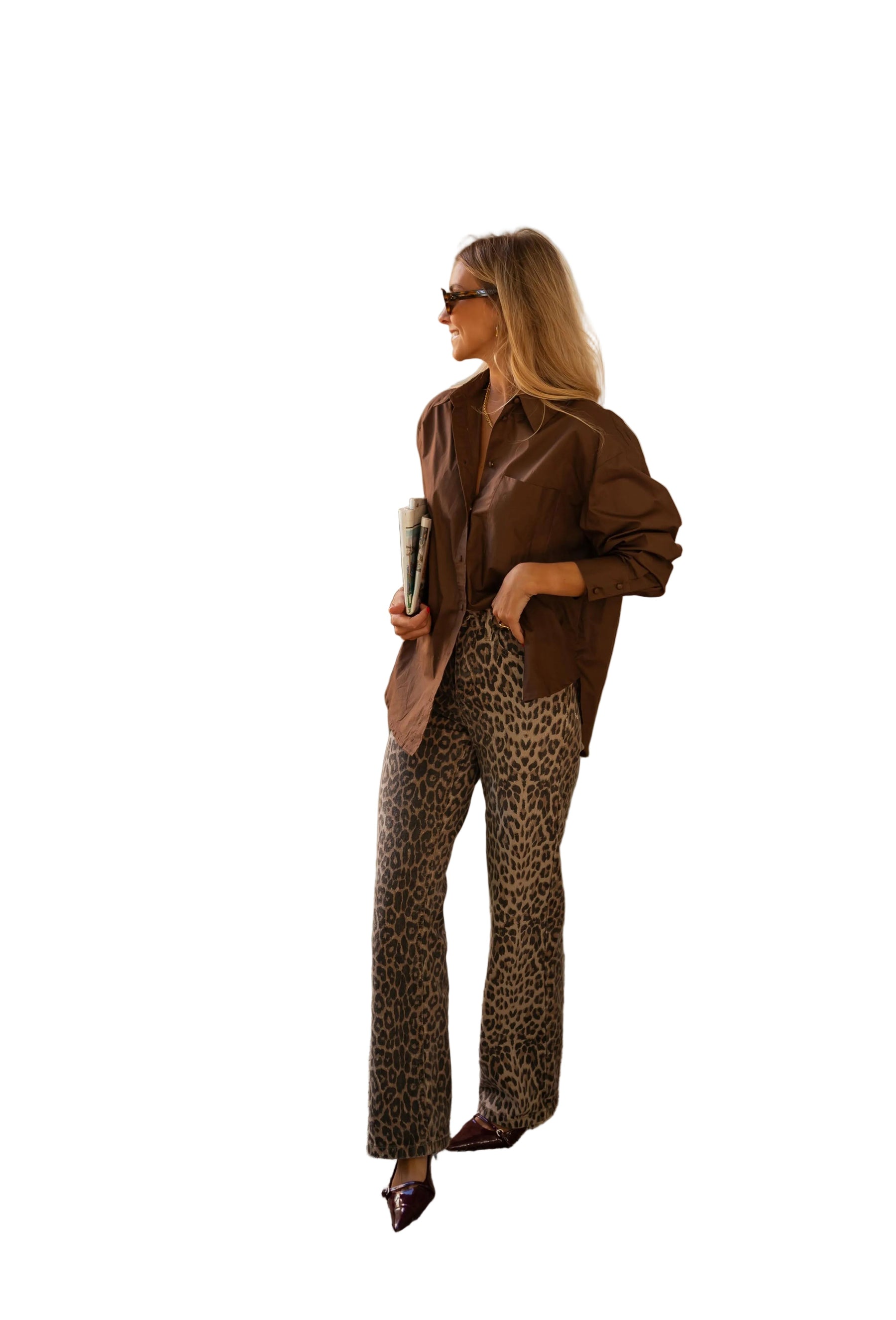 Steph – Damen-Jeans mit Leopardenmuster – Ansicht 6