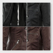 Elise – Moderne Lederjacke für Damen mit Kapuze – Ansicht 9