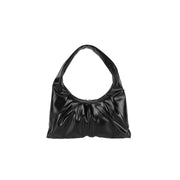 Demi – Schwarze halbmondförmige Hobo-Tasche für Damen