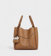 Margarita – Braune Leder-Tote-Tasche für Damen – Ansicht 5