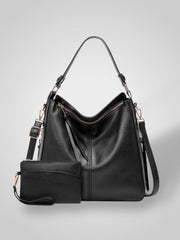 Freia – Elegante Lederschultertasche für Damen – Ansicht 13