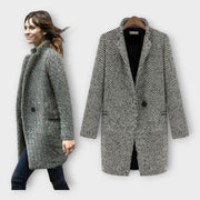 Marga – Eleganter zeitloser Wollmantel für Damen – Ansicht 3