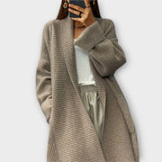 Lange Damen-Strickjacke Euphemia – Ansicht 3