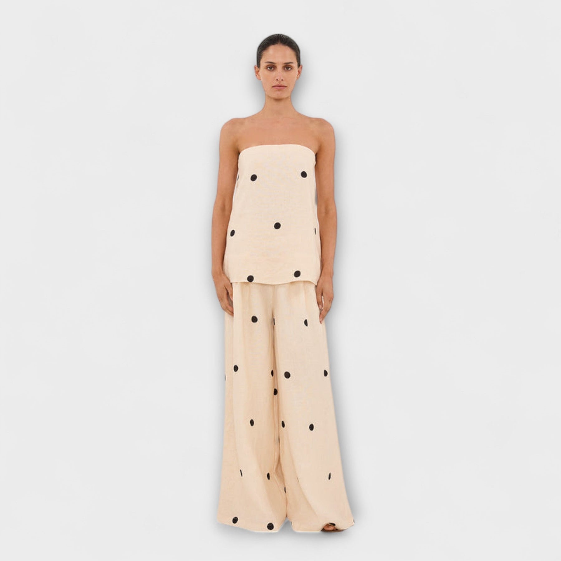 Georgia – Damen-Overall mit Punkten und hoher Taille – Ansicht 5