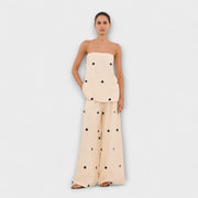 Georgia – Damen-Overall mit Punkten und hoher Taille